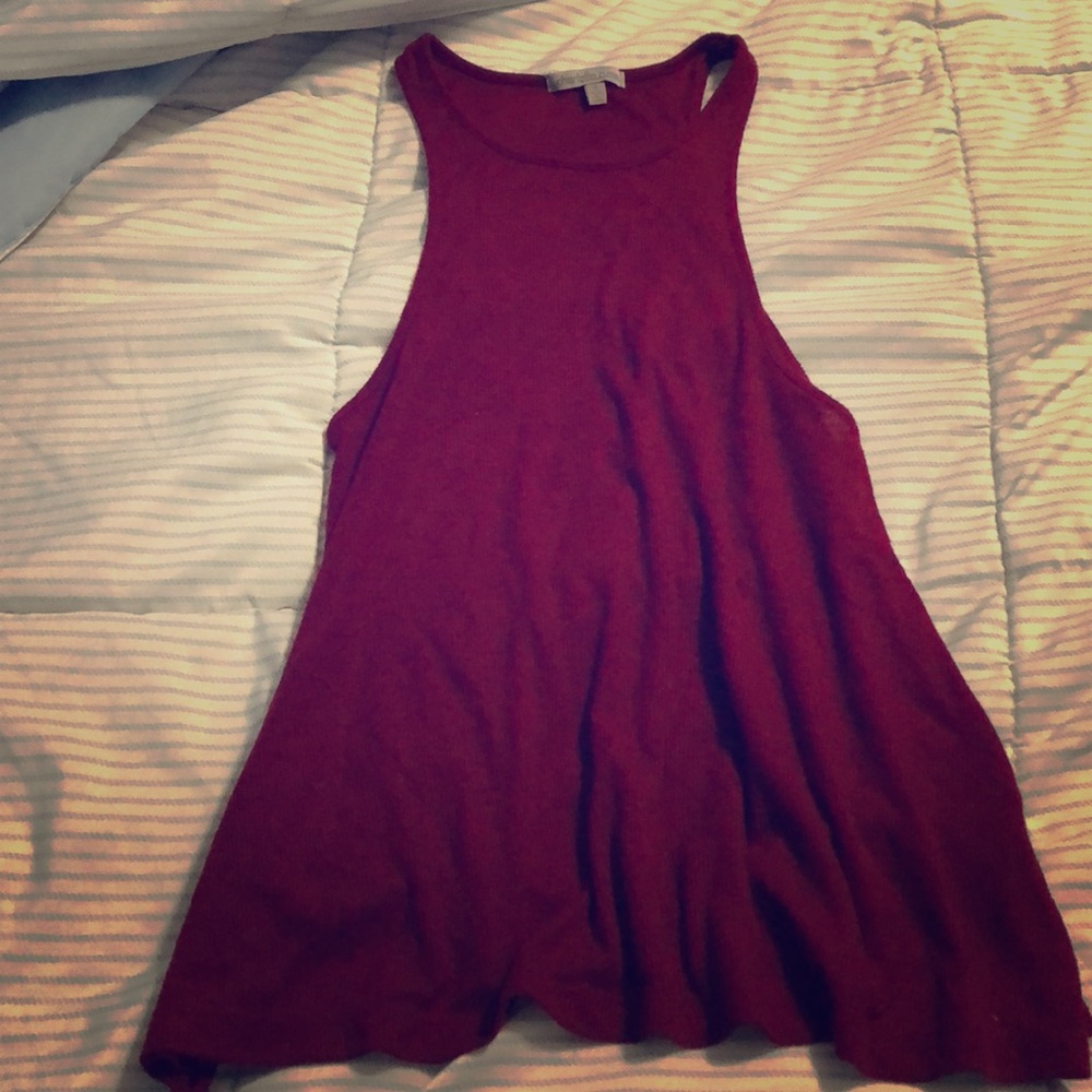 Maroon tank top